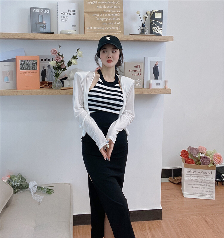 [sister] solid color sunscreen versatile shirt ys1-271# ozq