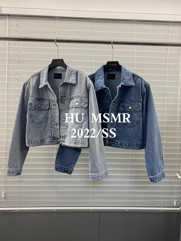 New year in early spring! [Hu] Korean simple POCKET DENIM coat 11009# zyh