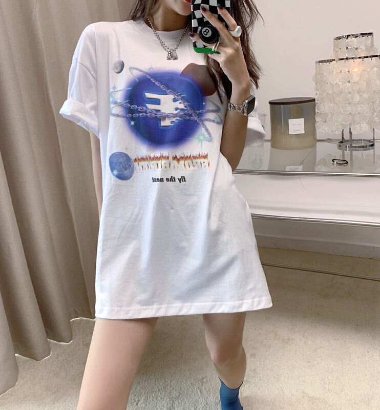 New in early summer! [Vanessa] fashion personalized sports leisure short sleeve T-shirt t18# ozq