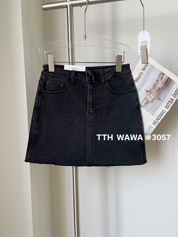 原價98.99! 初夏上新!【WAWA】舒適百搭顯瘦半身裙  03057#  OZQ