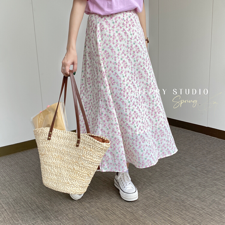 New year in early spring! [cherry studio] Korean floral versatile skirt (excluding matching) a5032# HBx