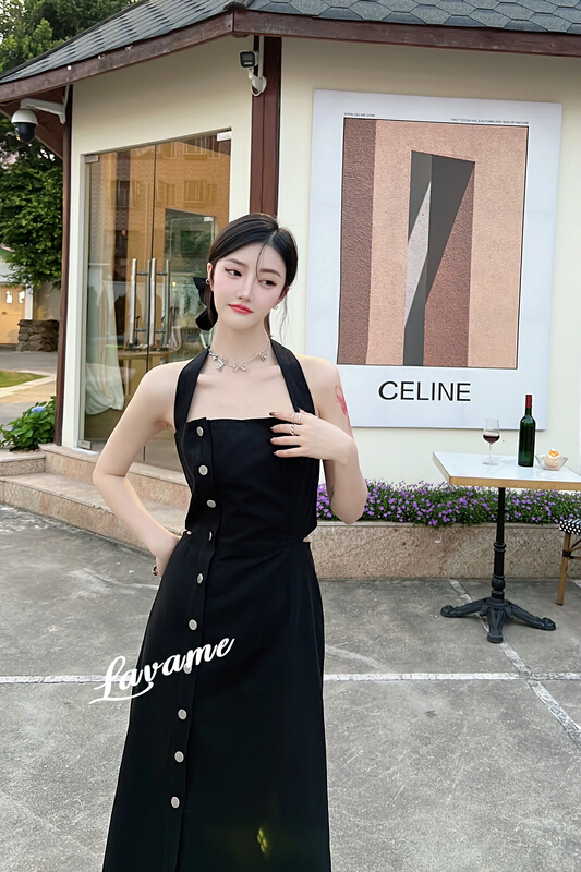 [lavame] Korean style, versatile, waistless dress 7792# zxx