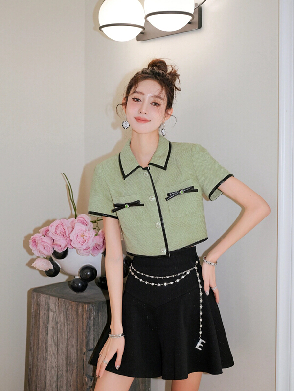 [ala] niche design small fragrance style shirt (excluding matching) s1313# JJ