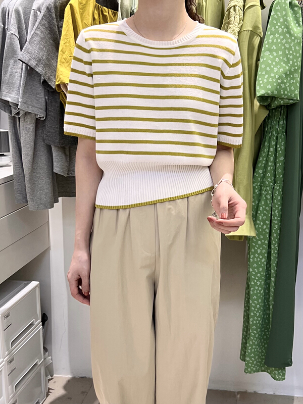 New in early summer! [we are] crew neck Pullover color stripe sweater 30059# ZSY