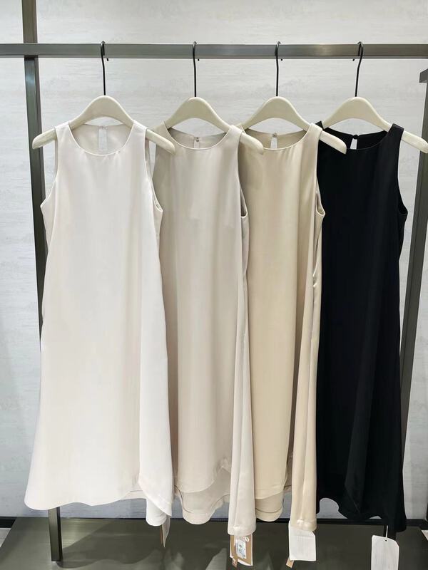 goods in stock! [fantasy title] simple sleeveless dress 2022t015# XJ