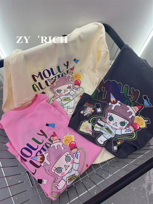 [ZY] Korean alphabet printed short sleeve T-shirt 2099# WTT