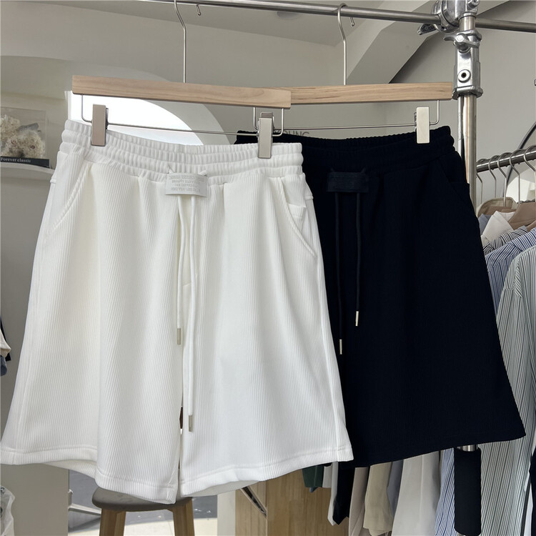 New year in early spring! [young] drawstring elastic waist comfortable casual shorts 1036# ZZL