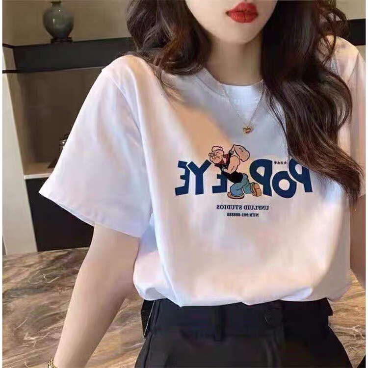 [ziyijia] personalized letter versatile short sleeve T-shirt 0082# WTT