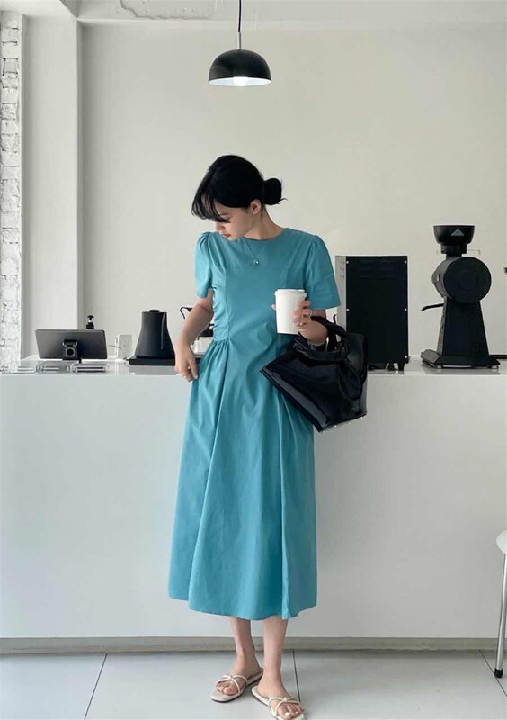 [acme group] Korean simple and versatile gentle dress 1239# CLS