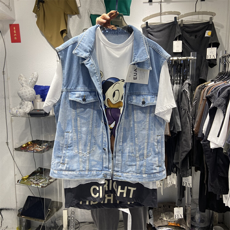 [European and American trend] Korean classic versatile vest (only selling vest) ys1-3022# L