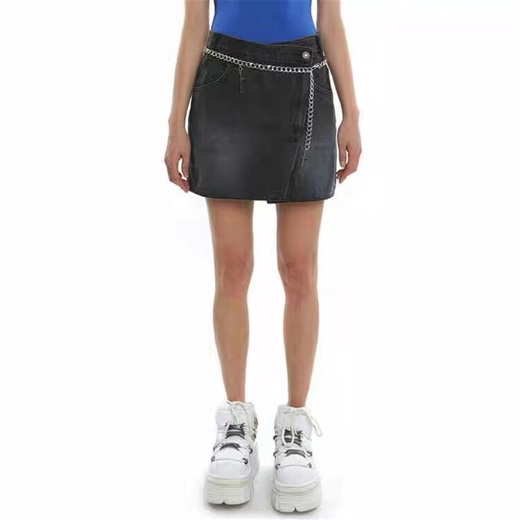 [pants and jeans] Korean version a open line skirt 83009\hjy