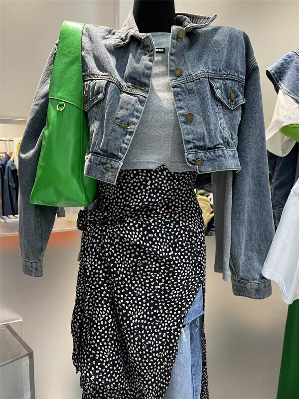 New year in early spring! [bobo1972] Korean simple and versatile denim coat 226009# XYJ