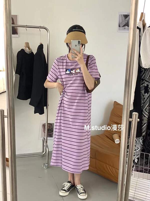 [MSTUDIO MANSA] Mickey print loose dress 759# ll