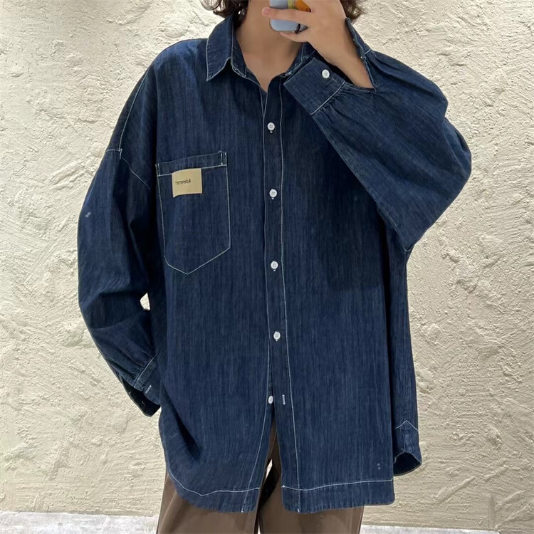 New year in early spring! [original by hnhl] Korean solid color button down shirt 1791# L