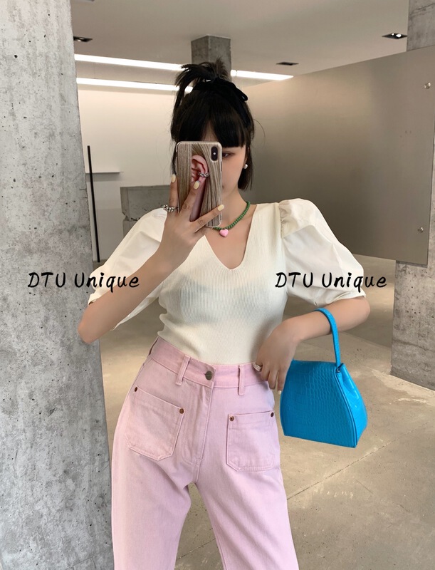 New in early summer! [DTU] Korean fashion net version versatile short sleeve T-shirt 32950# LSL