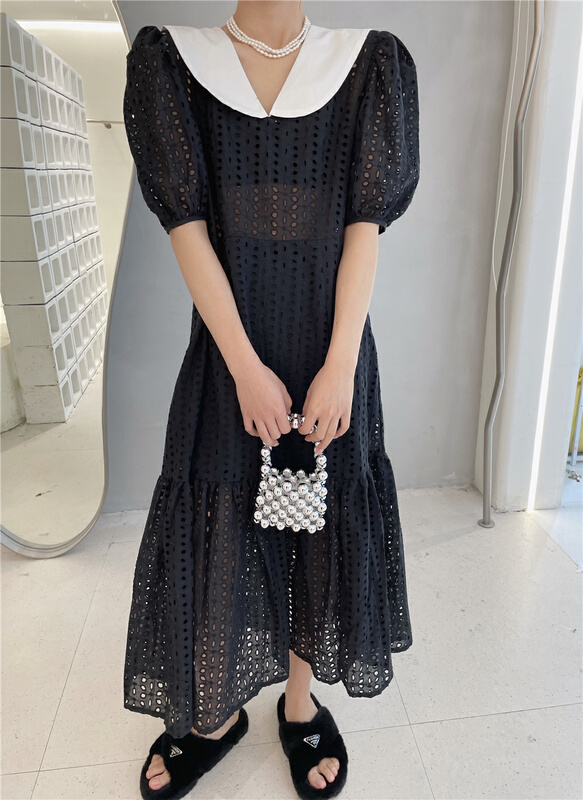 New in early summer! [rich] age reducing versatile sweet dress 9189# zyh