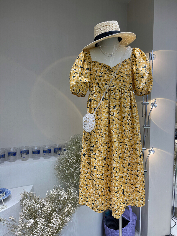 [attitude] holiday style cute bear dress aq3792# ozq