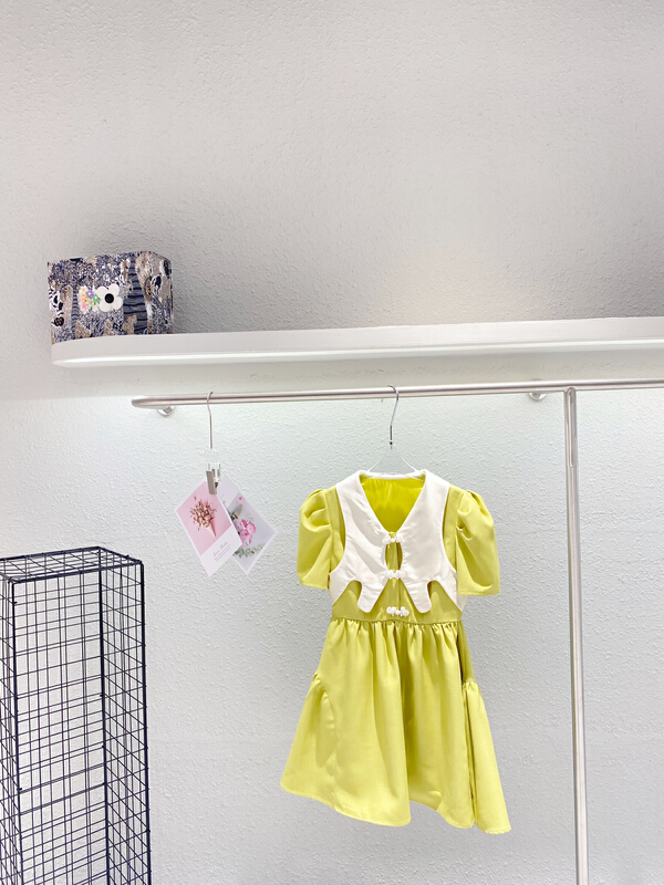 New in early summer! [Feimao Philippine cat] fake two fashionable and comfortable dresses ym-7467# LSL