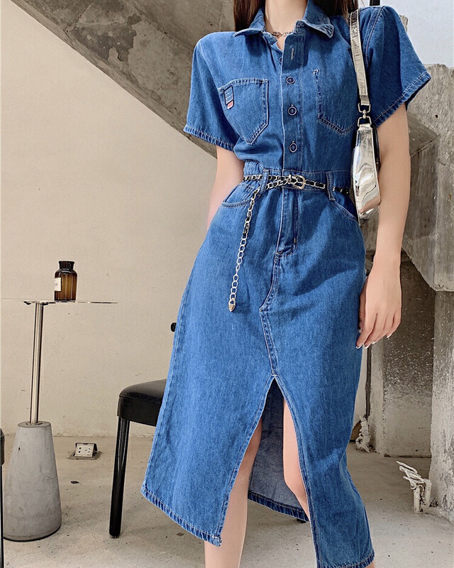 [baerman] vintage design fashion dress (with belt) tn063# HBx