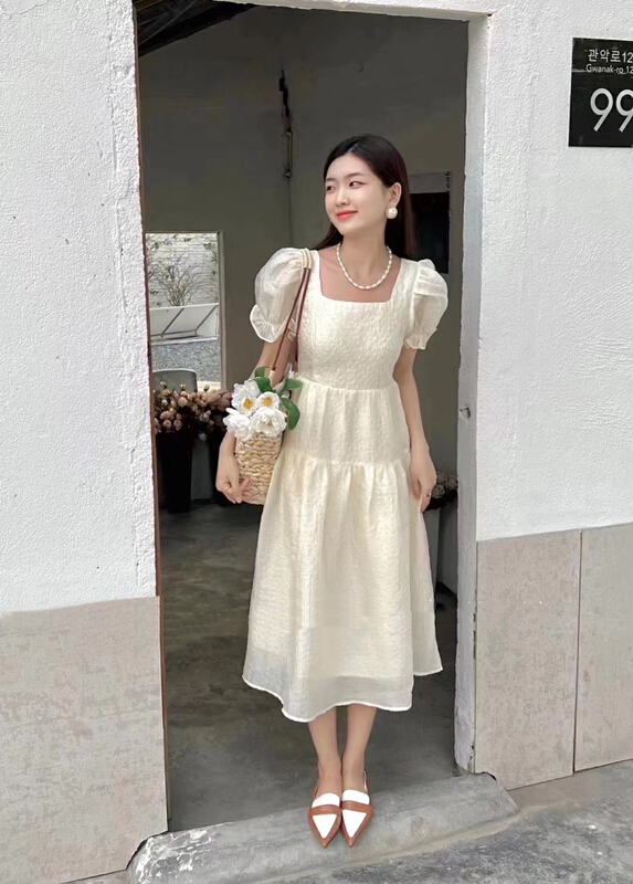 goods in stock! New in early summer! [JH] net red back strap Xiaoxiang dress 41297# PCZ