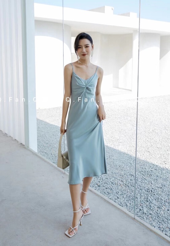 goods in stock! New year in early spring! [style] simple and versatile suspender dress 7892# JJ