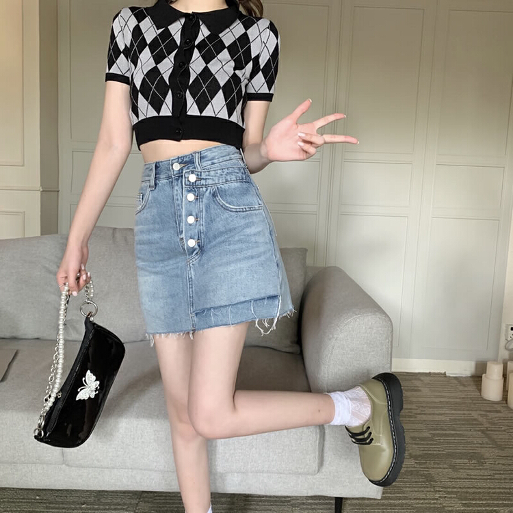 [Yuanqi YDY] Korean design irregular skirt and trousers 8007# LSW
