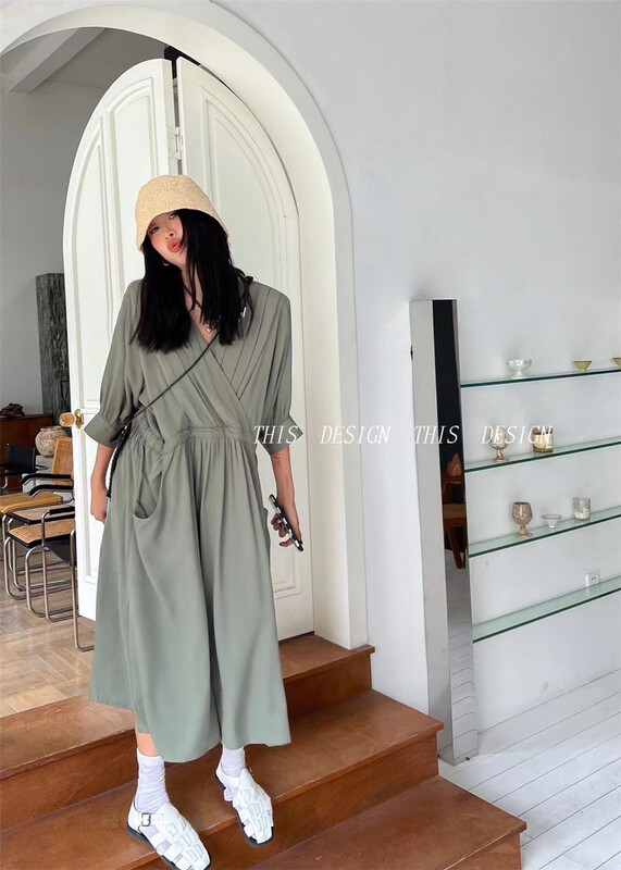 [this] Korean style net textured fashion dress v503# CSX