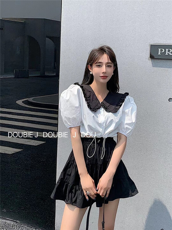 [double. J] Korean high waist slim skirt 1829# PCZ