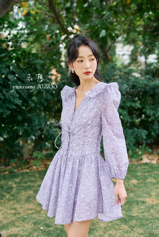 goods in stock! [Yunxiang (formerly in style & MC)] temperament lady V-neck dress ys2-303# WPL