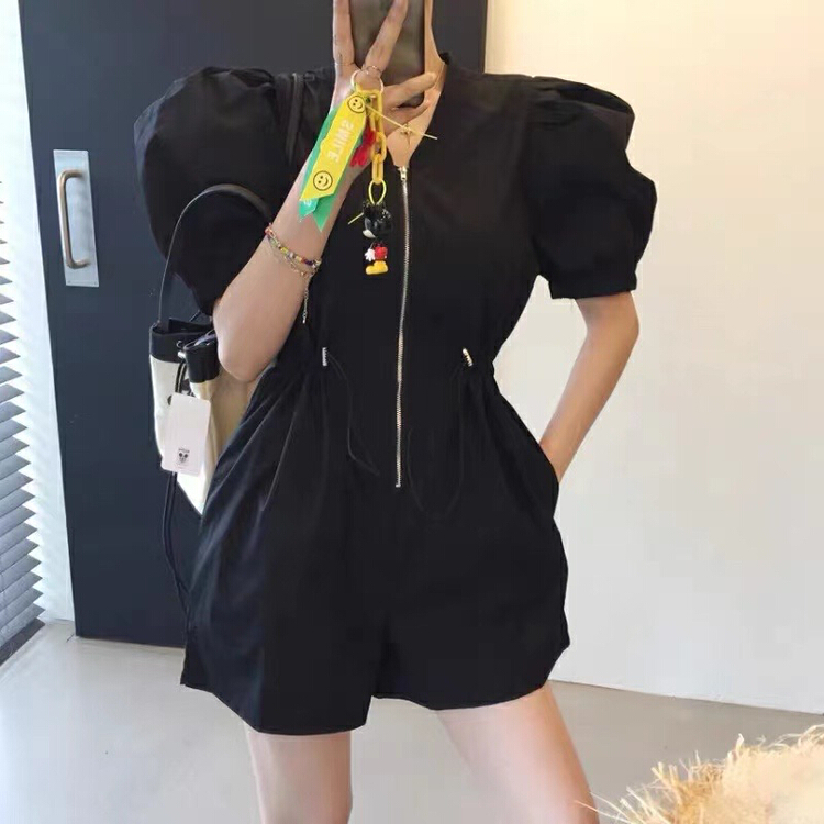 [Yulia] zipper clean style fashion Jumpsuit 2233# LSW