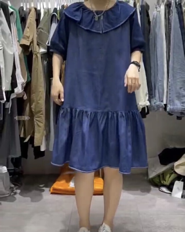 [starting point] large lapel lady dress 2719# L