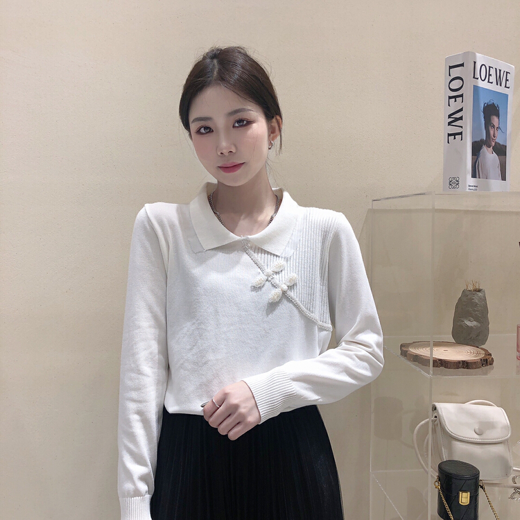 New year in early spring! [S.J] Chinese style Lapel long sleeve sweater 6702# LSW