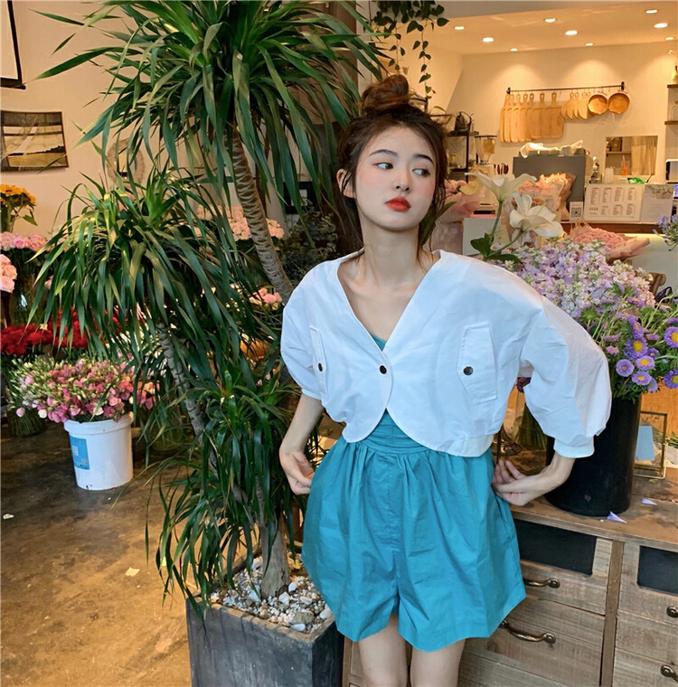 [timely rain] Han Feng ins temperament sweet shirt 5020# WPL