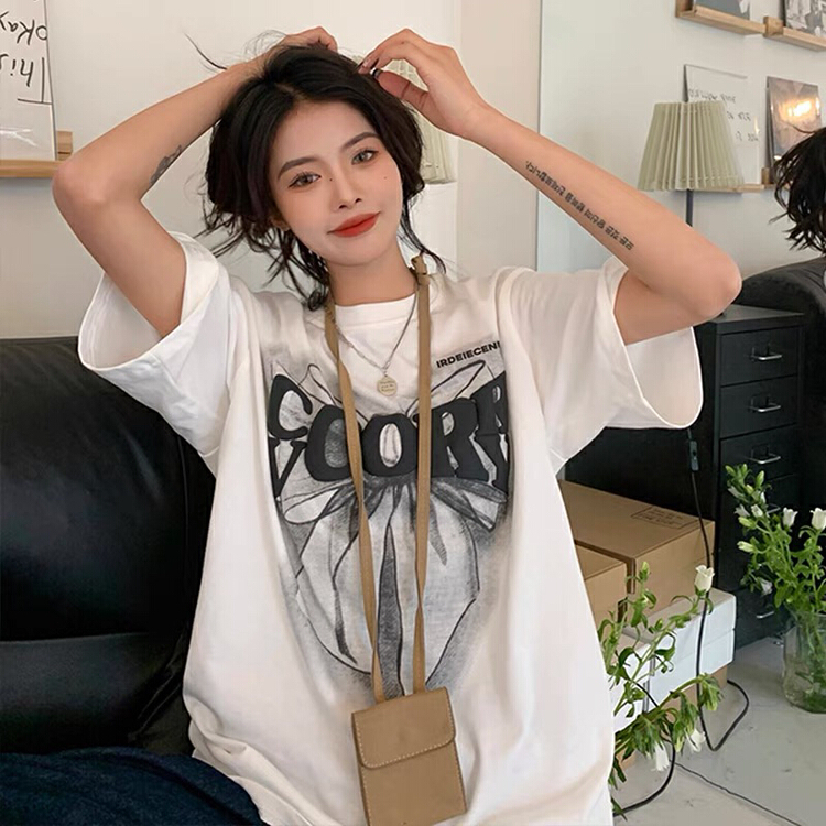 New in early summer! [j.2] Korean fashion versatile short sleeve T-shirt 0839# LSW