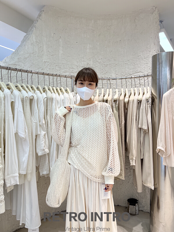 goods in stock! [Rin] fashion design hollow out long sleeve T-shirt r21068# cqw