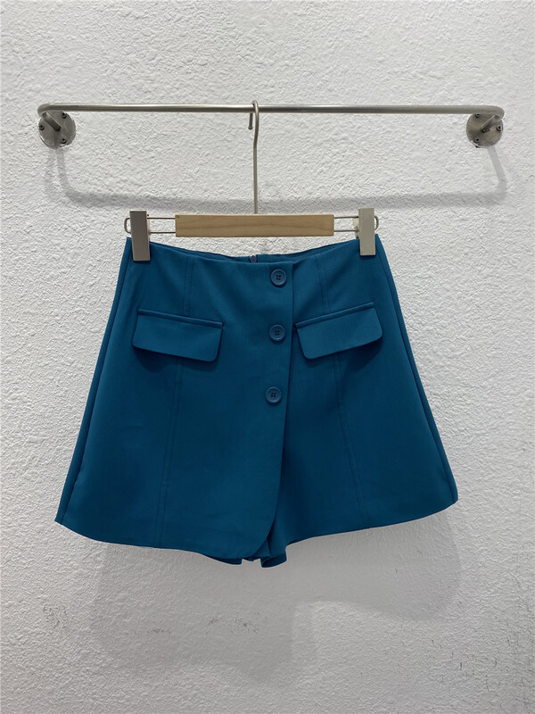 【希貝爾 SIBEIER】高腰顯瘦排扣裙褲  9560#  XJ