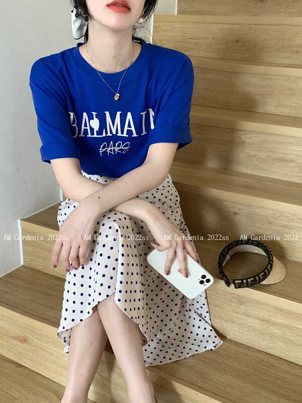 [neeko] wave point versatile Vintage skirt (only selling skirt) 3389-2# PCZ