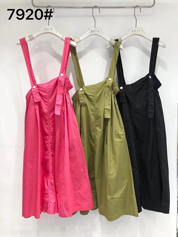 [three and two] high waist lady pleated suspender skirt (only skirts) 7920# L