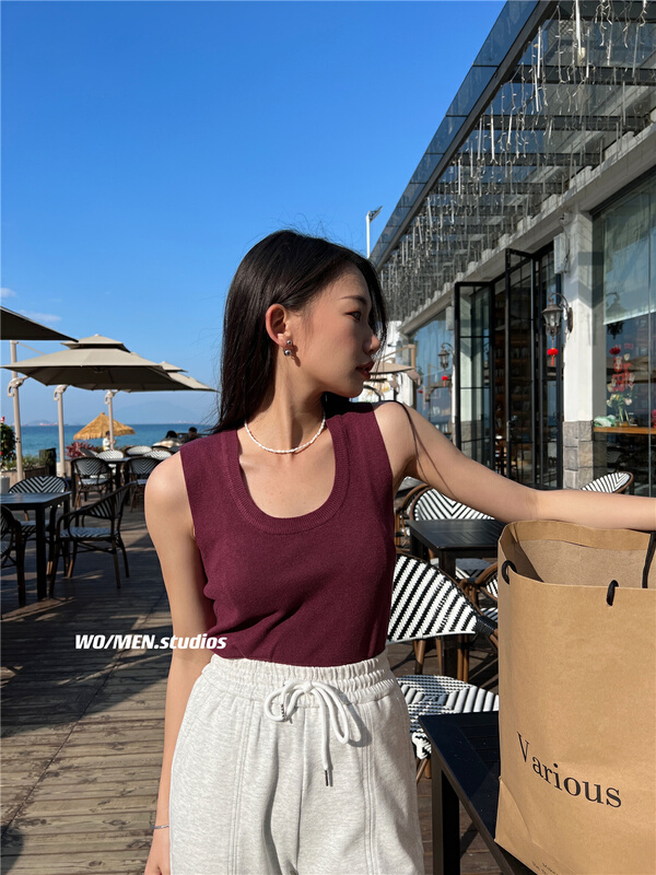 New year in early spring! [Wo / men] simple and versatile solid color vest 6003# zxl