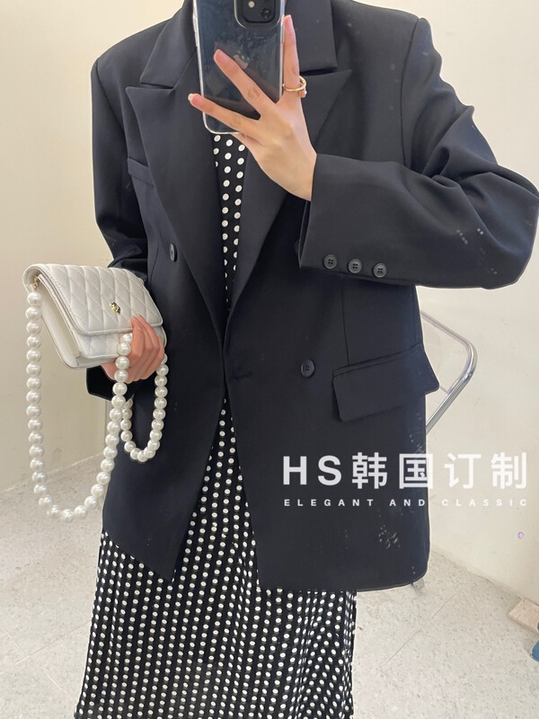 New year in early spring! [customized in Korea] Korean style thin double breasted suit 65103# hjy