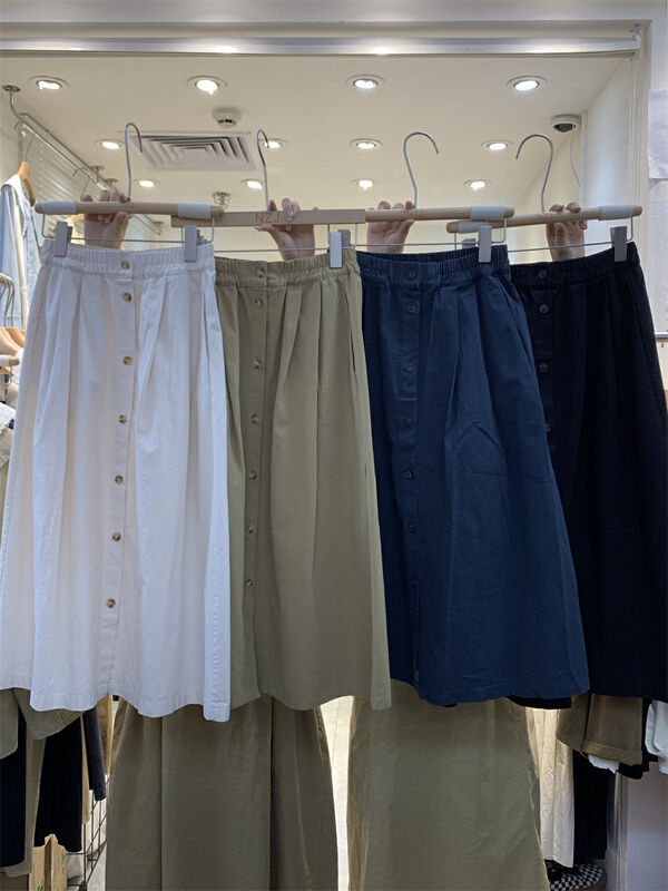 [NZJ] slim solid versatile skirt 810005# XYY