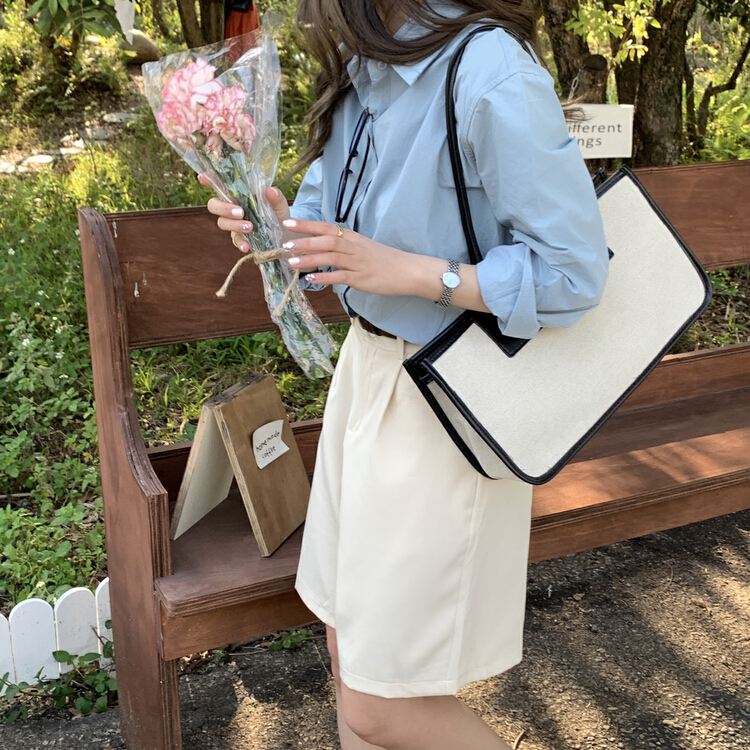 [Mi he] Korean fashion large capacity shoulder bag 1889# lwy