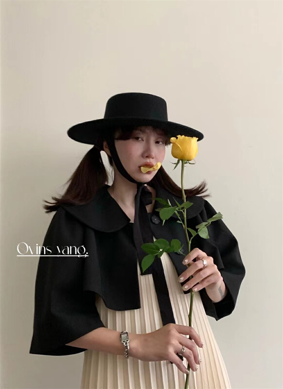 New year in early spring! [ovinsyang] Lapel lace up solid color jacket 8700# WTT