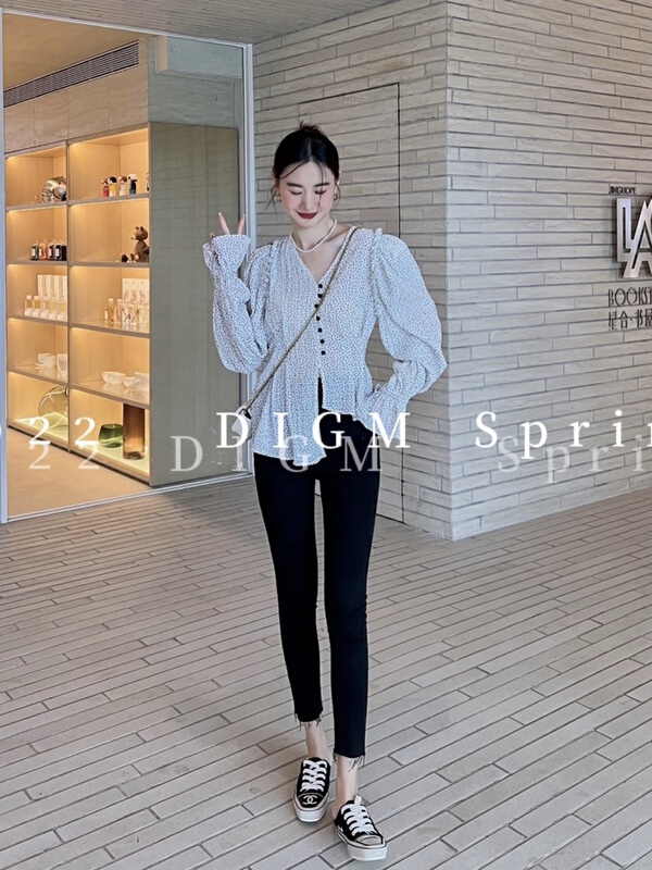 New year in early spring! [digm] versatile small foot elastic high waist jeans 5510# zxx