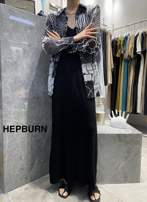 [Hepburn] suspender lady dress 3713# L