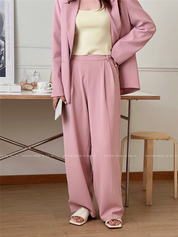 [in by in] loose temperament solid color trousers 0392# ZSY