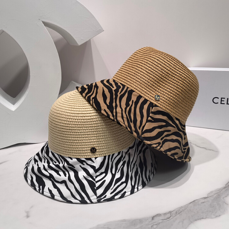 [aesthetic hat industry] zebra fisherman fashion hat 2927# LSL