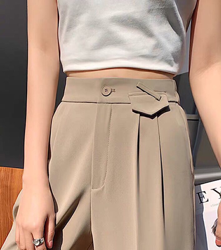 [thousand degree] pants head characteristic design nine point casual pants 2202-1# LSW