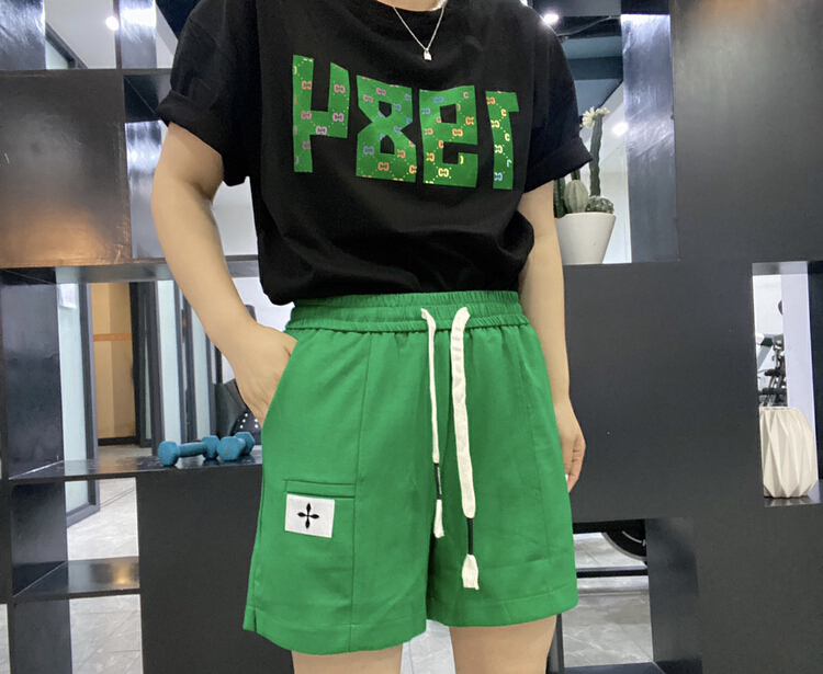 In early summer! [Qijia +] elastic waist versatile loose casual shorts 7518\zyh