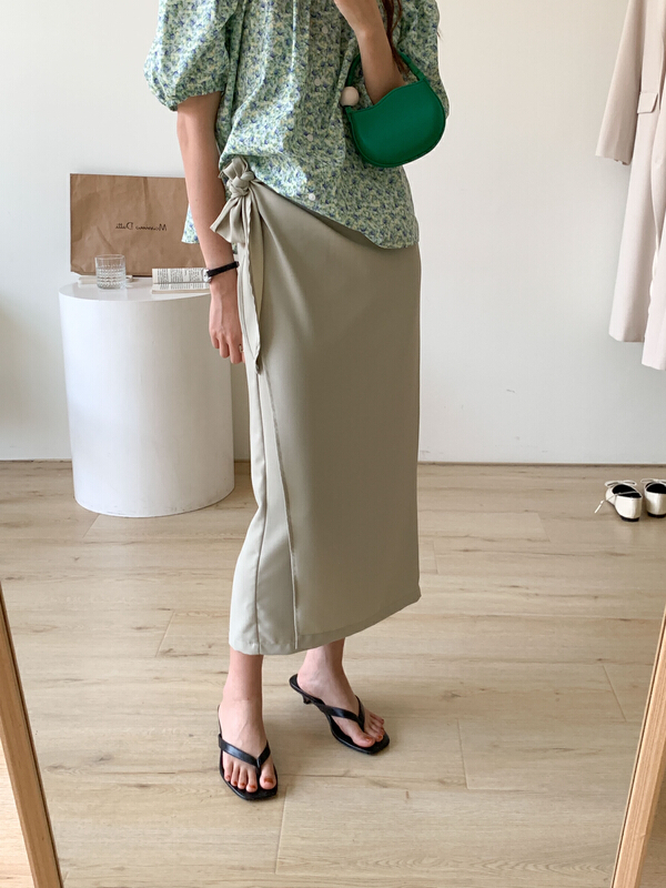 [Tn] fashionable and versatile high waist slim skirt (only selling skirt) c5223# cqw